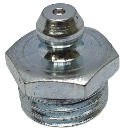 Пресс-масленка прямая оц. H1 R1/4"BSPT, комплект 10 шт., оцинкованная сталь, Европейский стандарт DIN71412, MasloSmenka 010112-10