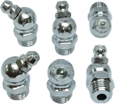 Пресс-масленка угловая нерж. H2 M10x1, комплект 10 шт.,нержавеющая сталь AISI304, Европейский стандарт DIN71412, MasloSmenka 010803-10