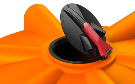 Крышка откидная с клапаном 450 мм