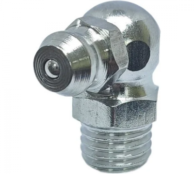 Пресс-масленка угловая нерж. H3 M8x1, комплект 10 шт.,нержавеющая сталь AISI304, Европейский стандарт DIN71412, MasloSmenka 010902-10