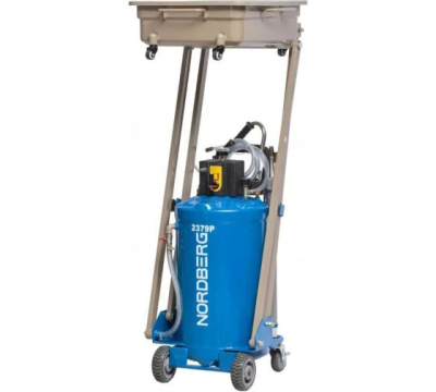 Установка для сбора масла пневматическая, 80 л, синяя 2380PB