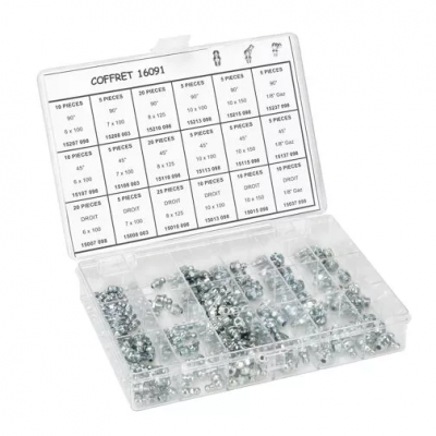 Набор пресс-масленок, 180 шт, Pressol (16091)