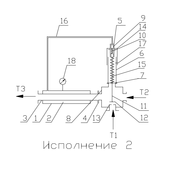 Регулятор температуры воды Корал РТВЖ 16.040 Исп. 2