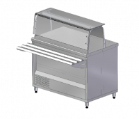 Прилавок-витрина холодильный открытый ПВХЭ110