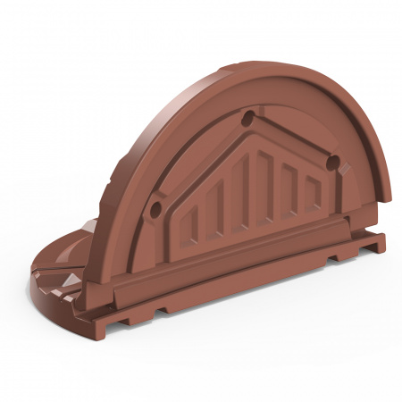 Крышка колодца «Роса» коричневая