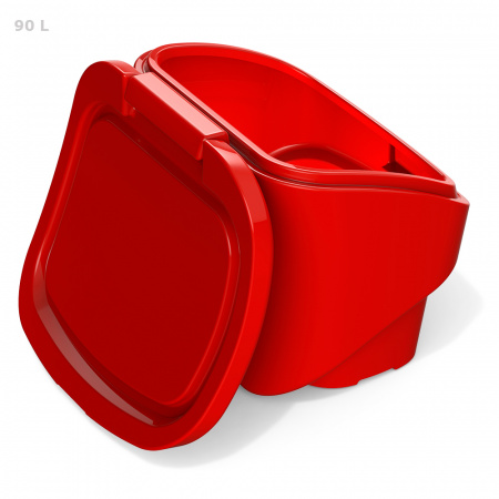 Ящик для песка, соли, реагентов и химикатов 90 литров PREMIUM (зеленый)