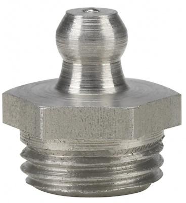 Пресс-масленка из нержавейки прямая Н1 1/4", 010705