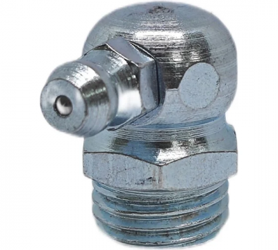 Пресс-масленка угловая оц. H3 R1/4"BSPT, комплект 10 шт., оцинкованная сталь, Европейский стандарт DIN71412, MasloSmenka 010310-10