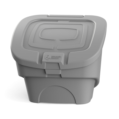Ящик для песка, соли, реагентов и химикатов 90 литров PREMIUM (серый)