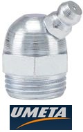 Пресс-масленка угловая H2 3/8" NPT Umeta