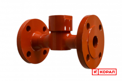Конденсатоотводчик термодинамический Корал 45нж13нж Ду25 Ру40 фланцевый без фильтра