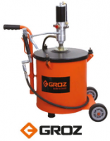 Нагнетатель густой смазки BGRP/30 с насосом 50:1, с емкостью 30кг на колесах (GR45430)