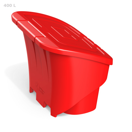 Ящик для песка, соли, реагентов и химикатов 400 литров PREMIUM (зеленый)