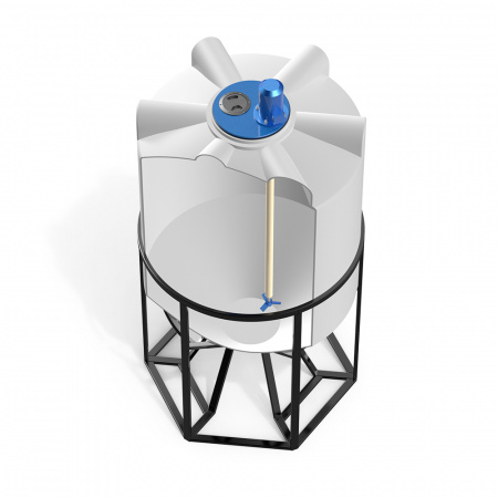 Емкость K 1000 литров с пропеллерной мешалкой