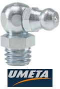 Пресс-масленка угловая H3 M8x1,25 Umeta
