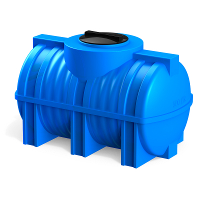 Горизонтальная емкость G 500 литров (синий)