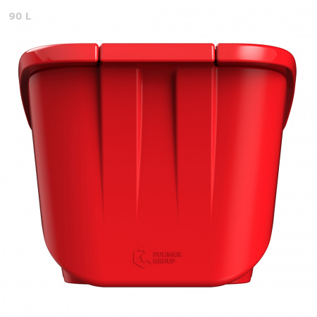 Ящик для песка, соли, реагентов и химикатов 90 литров PREMIUM (красный)