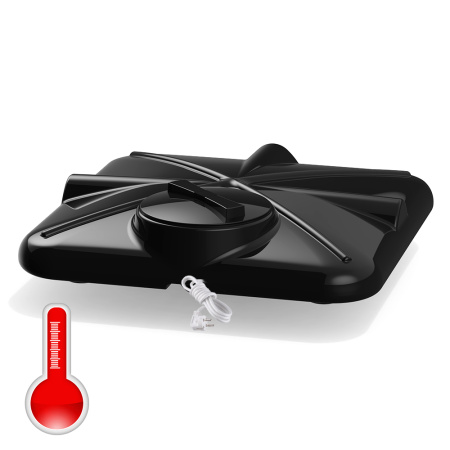 Бак душевой «РОСА» 110 литров с подогревом