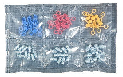 Набор пресс-масленок H1 с защитными колпачками 32 мм , оцинк.сталь, арт. 010100-01