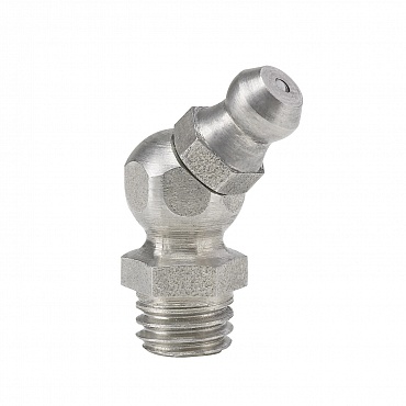 Коническая пресс-масленка угловая, нерж. 45° М8 х 1 SK, Pressol (15941)