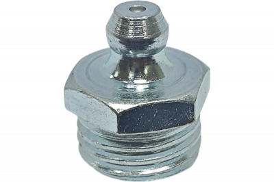 Пресс-масленка MasloSmenka прямая, H1 M16x1.5, комплект 10 шт, оцинкованная сталь, Европейский стандарт DIN71412 010118-10