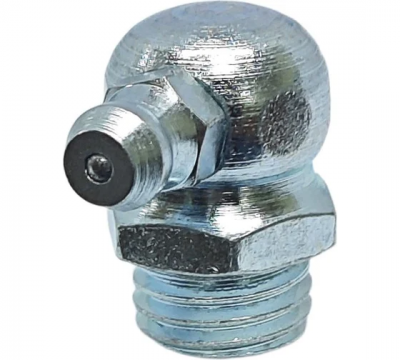 Пресс-масленка угловая оц. H3 M12x1,5, комплект 10 шт., оцинкованная сталь, Европейский стандарт DIN71412, MasloSmenka 010308-10