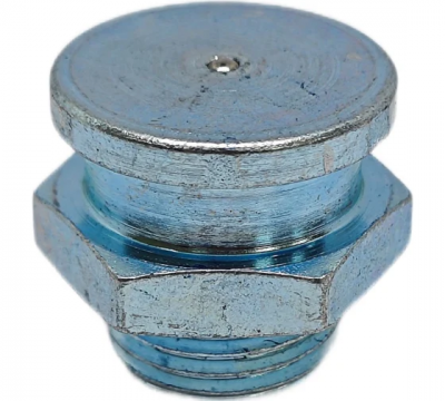 Пресс-масленка плоская оц. М22 22 мм. 16x1,5, комплект 10 шт., Европейский стандарт DIN71412, оцинкованная сталь, MasloSmenka 010601-10