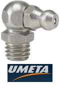 Пресс-масленка из нержавейки угловая Н3 M8х1,25 нерж. сталь Umeta