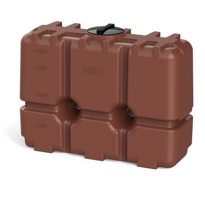 Бак R 2000 литров (коричневый)