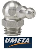 Пресс-масленка из нержавейки угловая Н3 M10х1,5 нерж. сталь Umeta