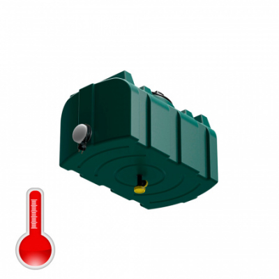 Бак для душа серии «R» 100 литров с подогревом (зеленый)