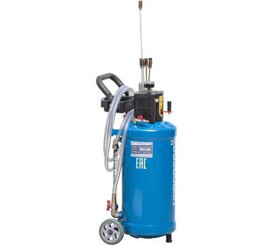 Установка для сбора масла пневматическая, 30 л, синяя 2330B