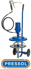 Пневматический солидолонагнетатель Pressol 18416051 (для ведра 18 кг.)