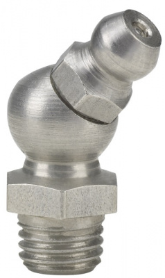 Пресс-масленка из нержавейки угловая Н2 M8х1, 010802