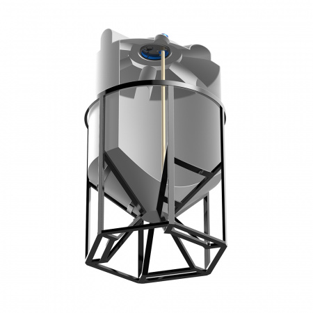 Емкость K 2000 литров с пропеллерной мешалкой