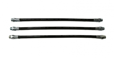 Гибкий шланг 8х300 мм для смазочных шприцев М10х1, комплект 3 шт., MasloSmenka 020207-03