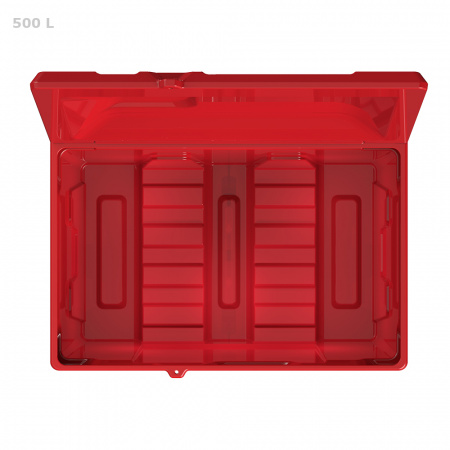 Ящик для песка, соли, реагентов и химикатов 500 литров (желтый)