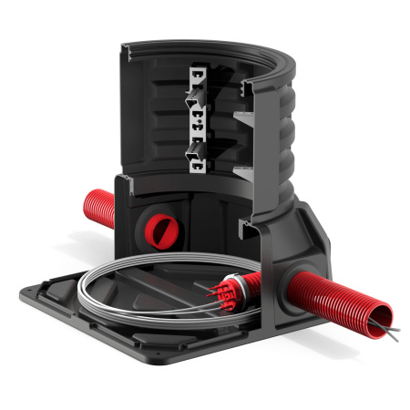 Колодец оперативного доступа КОД 2 H1000 с крышкой D 780 мм с подготовкой к установке кабельных стоек AK11010103