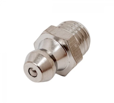 Пресс-масленка прямая нерж. H1 M8x1, комплект 10 шт.,нержавеющая сталь AISI304, Европейский стандарт DIN71412, MasloSmenka 010702-10