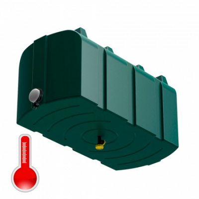 Бак для душа серии «R» 300 литров с подогревом (зеленый)