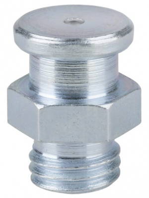 Пресс-масленка плоская круглая М4 Ø10 мм М8х1, 010402