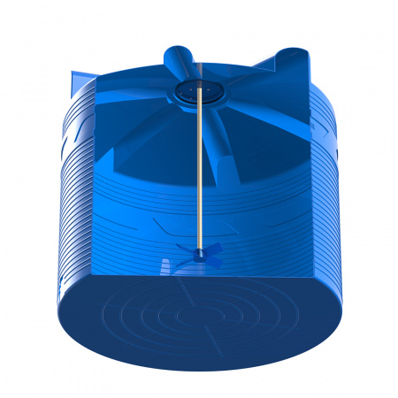 Емкость V 8000 литров с лопастной мешалкой