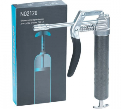 Шприц плунжерный мини для густой смазки, 120 мл NO2120