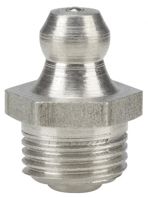 Пресс-масленка из нержавейки прямая Н1 1/8", 010704