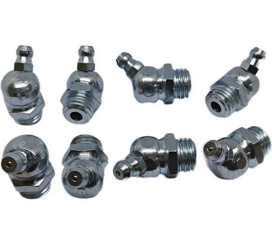 Пресс-масленка угловая оц. H2 M12x1,5, комплект 10 шт., оцинкованная сталь, Европейский стандарт DIN71412, MasloSmenka 010208-10