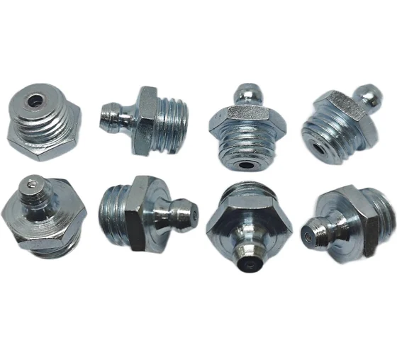 Пресс-масленка MasloSmenka DIN71412 GN-H1-12-175, H1 A/180 прямая M12x1.75, VZ, SK, SW14 , комплект 10 шт., 010115-10