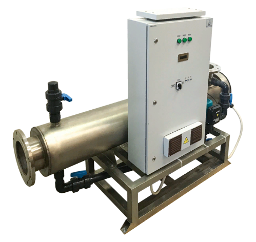 Установка УОВ-50м-400А5 Р для обеззараживания воды в рыбоводных хозяйствах