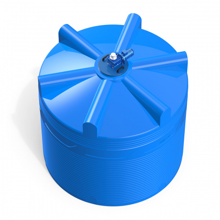 Емкость V 8000 литров с лопастной мешалкой