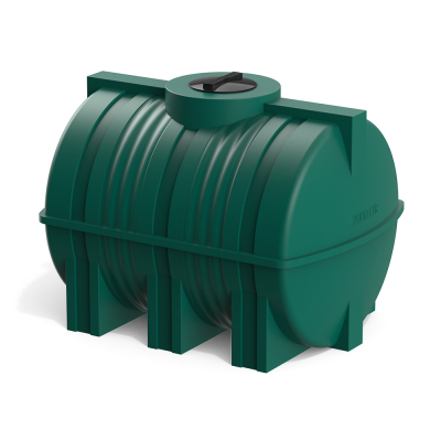 Горизонтальная емкость G 2000 литров (зеленый)