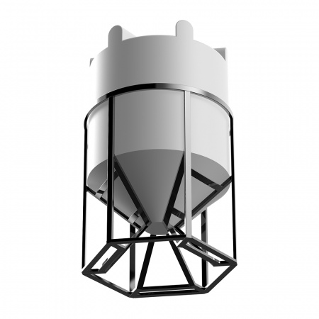 Емкость K 2000 литров с пропеллерной мешалкой